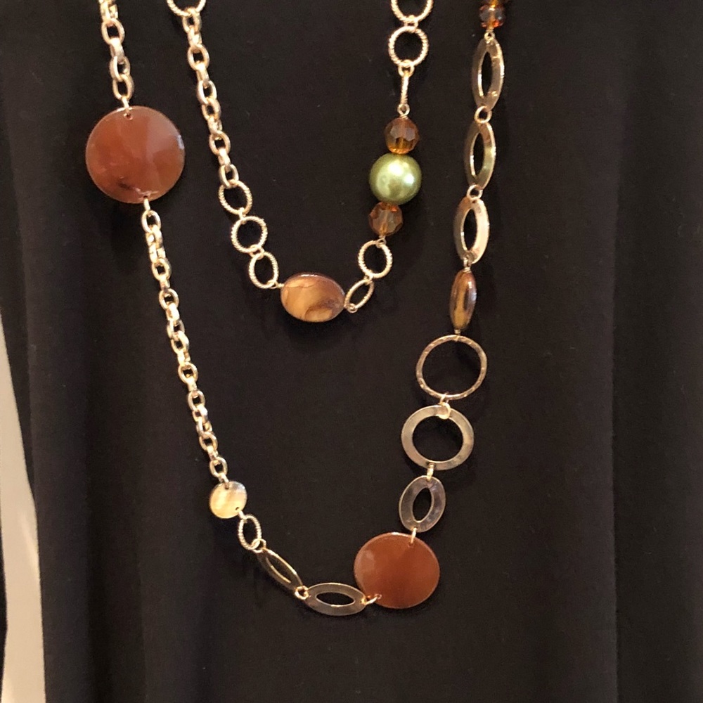 Statement Beads Necklace Set - image 3